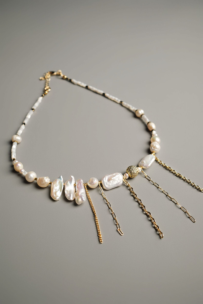 Колье «Del Mare» из натурального жемчуга и перламутра - фото 4